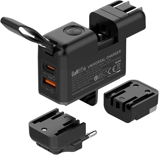 65W Fast Dual Port GaN Charger