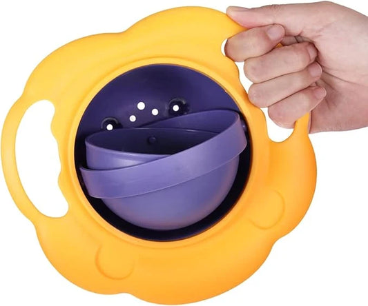 Baby Spill Proof 360° Rotating Snack Bowl