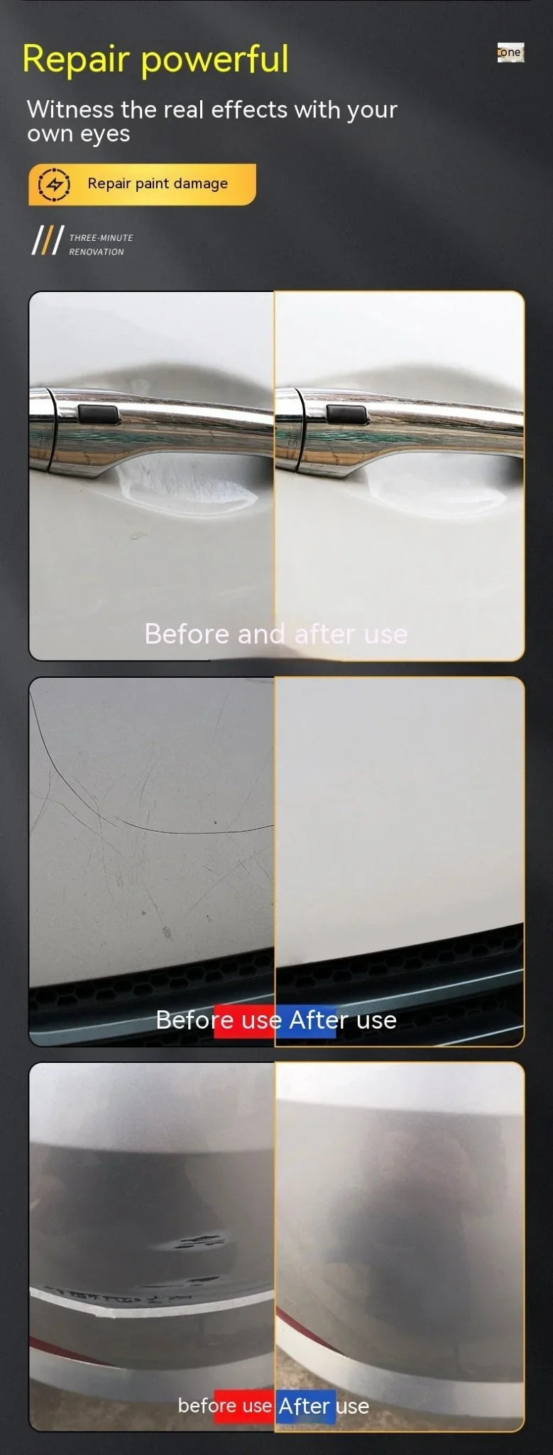 Car Scratch Wax Fabulous Repair Product