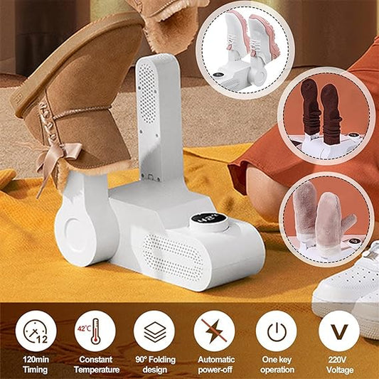 Electric Folding Shoe Dryer 45°C Timer