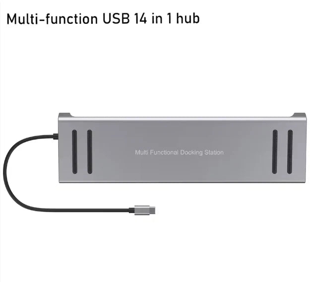 14 In 1 USB C Docking Station