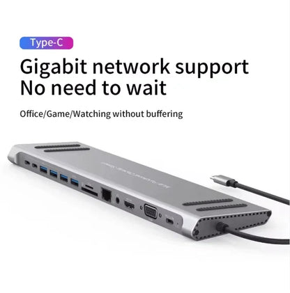 14 In 1 USB C Docking Station