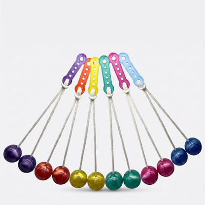Retro Clacker Ball Handheld Coordination Toy