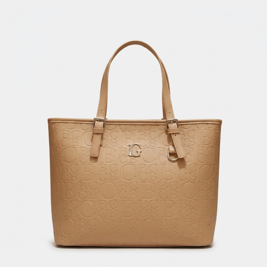 BC Monogram Structured Women's Tote Handbag
