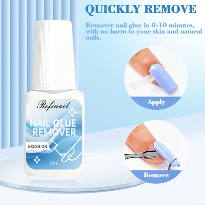 2-Piece Nail Glue and Remover Set