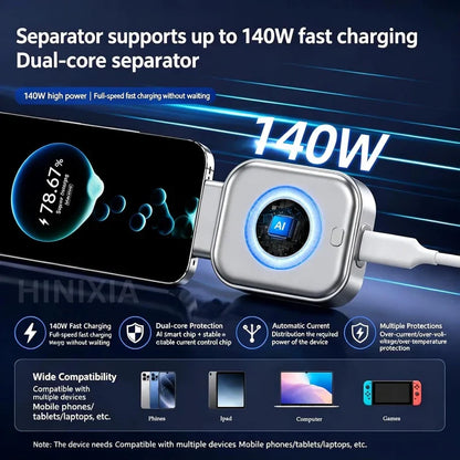 Auto Eject Type-C Charging Separator X01 Device