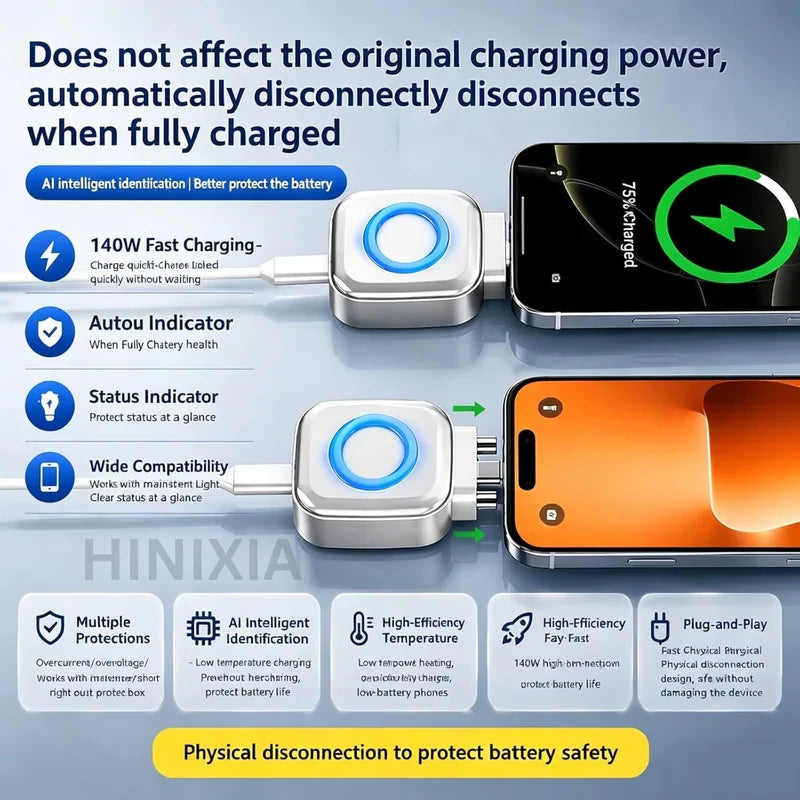 Auto Eject Type-C Charging Separator X01 Device