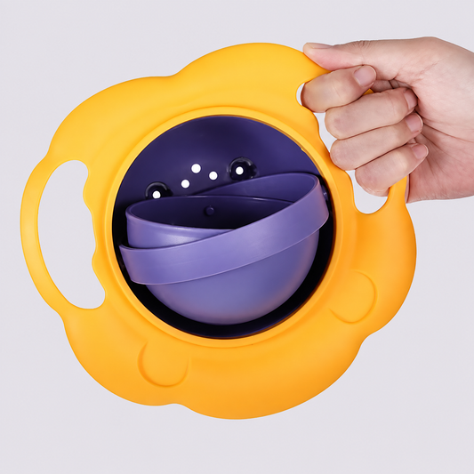 Baby Spill Proof 360° Rotating Snack Bowl