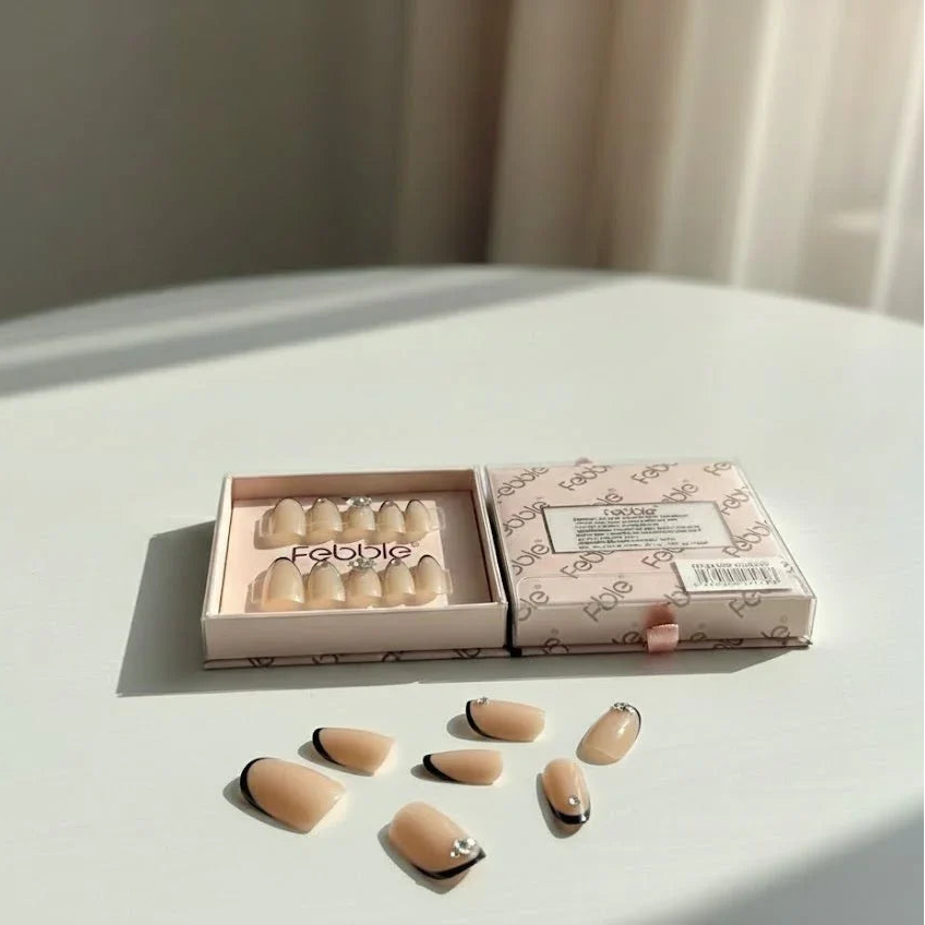 Febble - Golden Glam Luxe Press-On Nails
