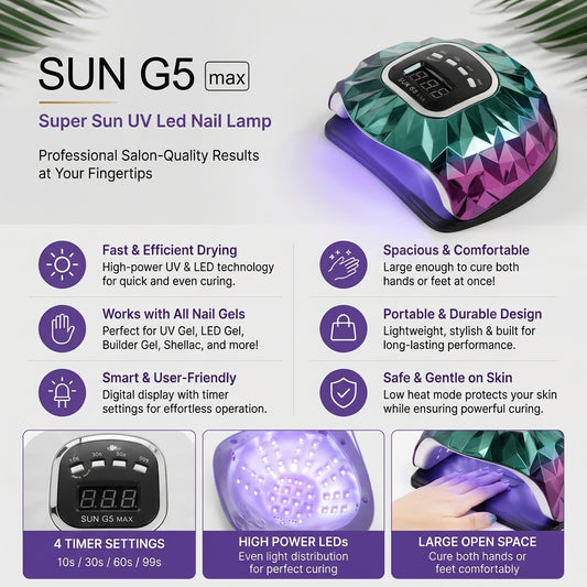 Super Sun UV Led Nail Lamp