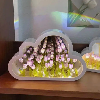 3D Infinity Tulip Cloud Night Lamp
