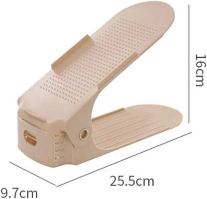 Adjustable Foldable Shoe Slot Organizer