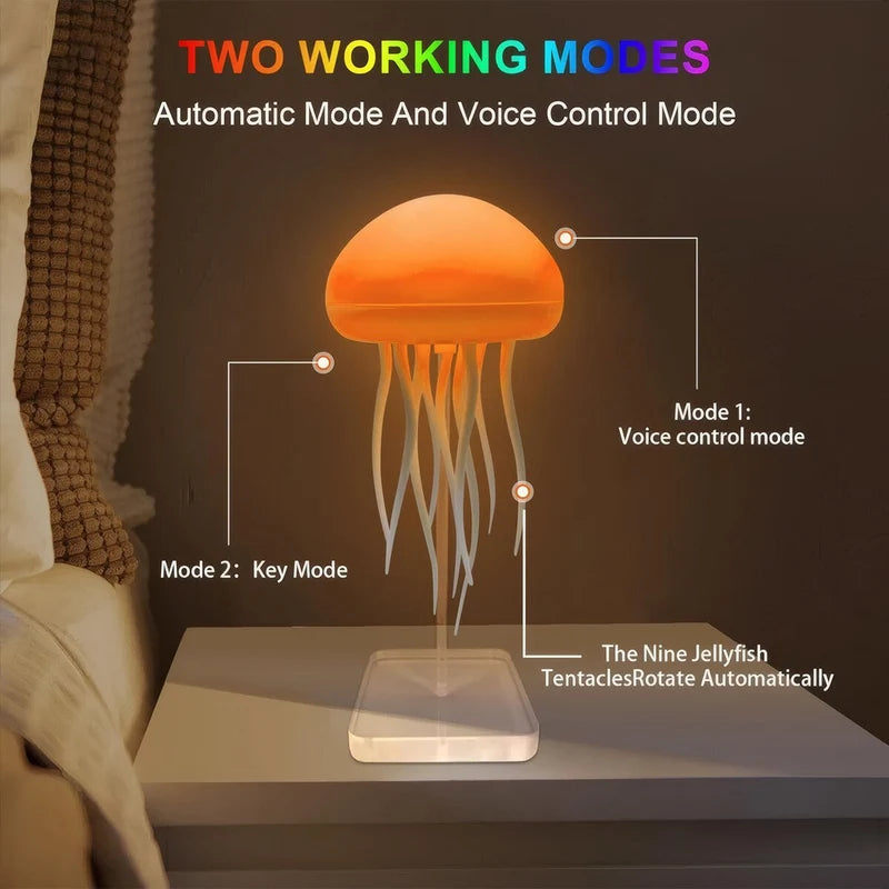 Aurora RGB Jellyfish Sound Reactive Mood Lamp
