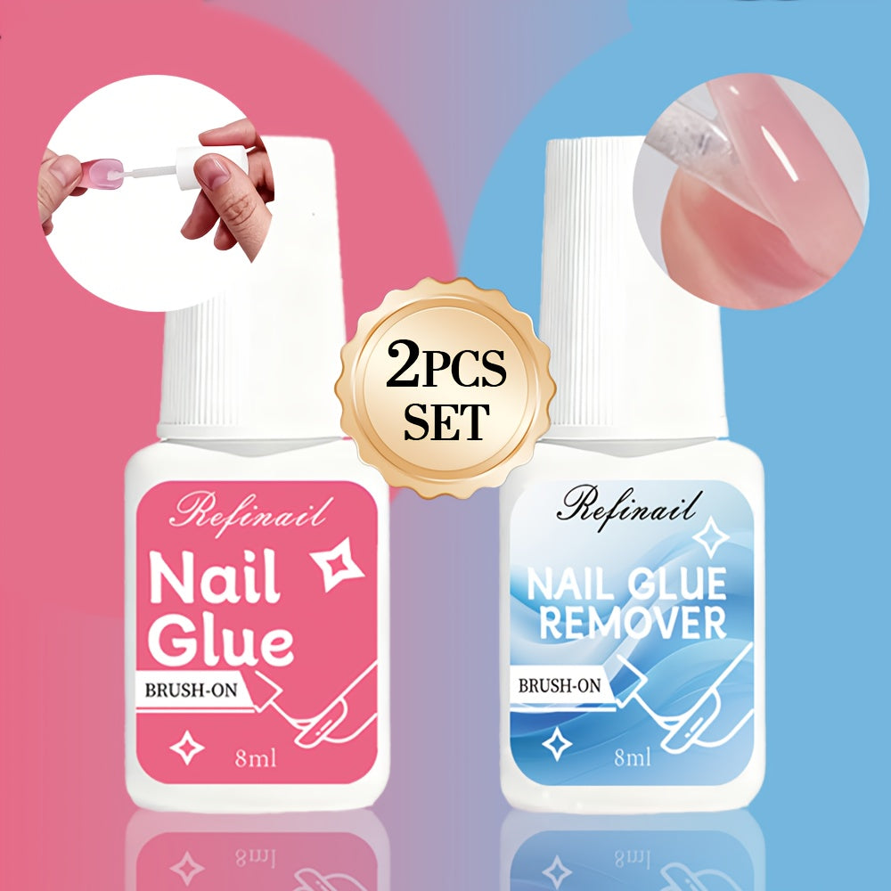 2-Piece Nail Glue and Remover Set