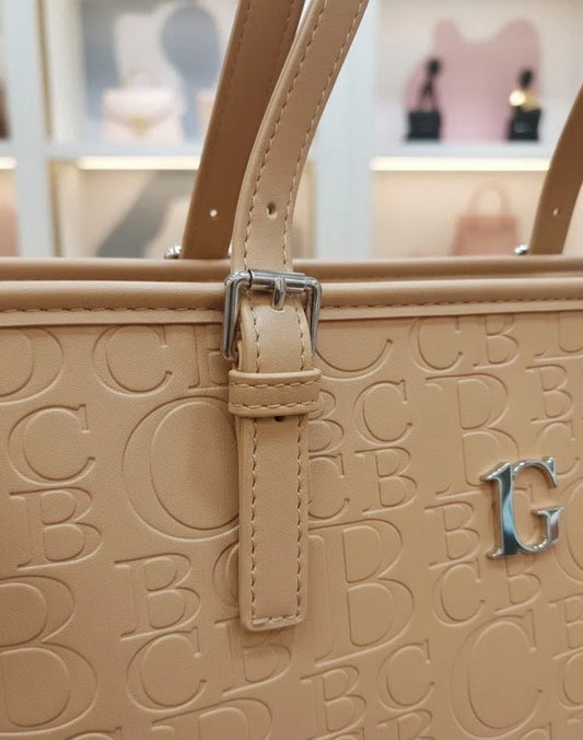 BC Monogram Structured Women's Tote Handbag