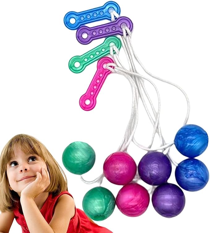 Retro Clacker Ball Handheld Coordination Toy