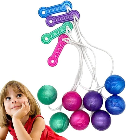 Retro Clacker Ball Handheld Coordination Toy