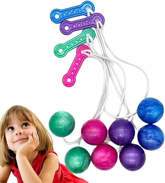 Retro Clacker Ball Handheld Coordination Toy