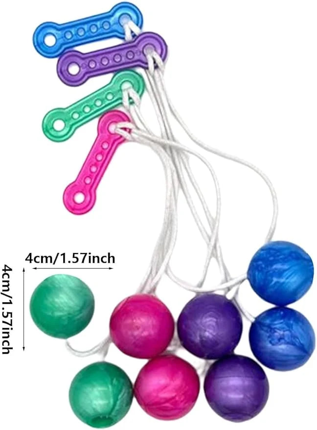 Retro Clacker Ball Handheld Coordination Toy
