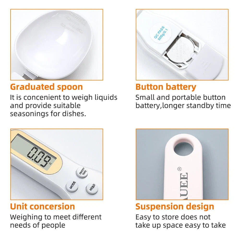Digital Measuring Spoon Scale For Precise Cooking