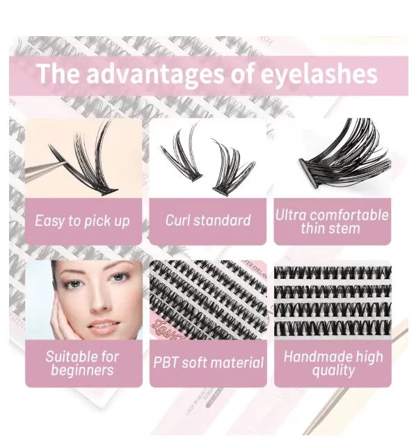 DIY Home Eyelash Cluster Kit