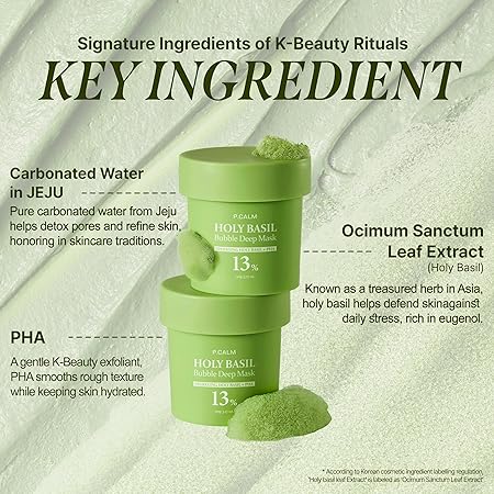 Holy Basil Bubble Deep Mask