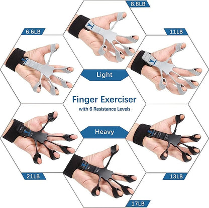 Adjustable Metal Hook Grip Strength Trainer