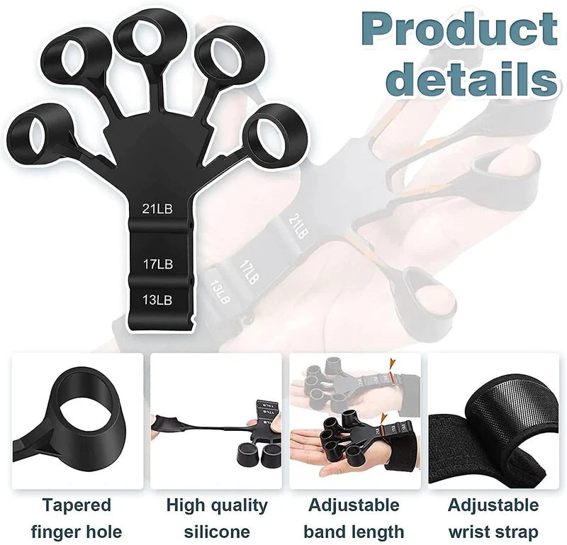 Adjustable Metal Hook Grip Strength Trainer