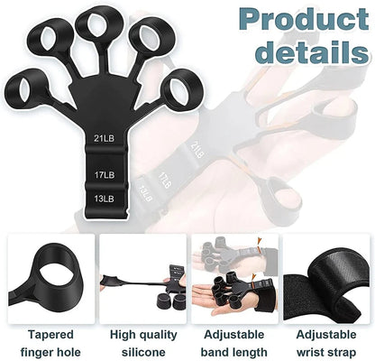 Adjustable Metal Hook Grip Strength Trainer