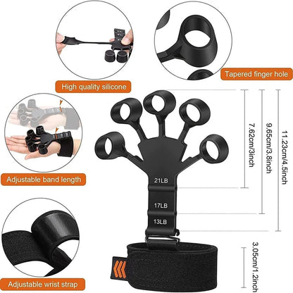 Adjustable Metal Hook Grip Strength Trainer