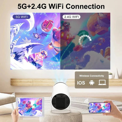 Mini Smart Android Rotating Portable Projector