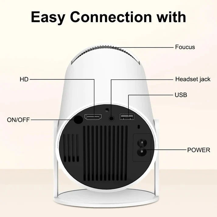 Mini Smart Android Rotating Portable Projector