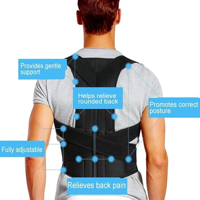 Adjustable Posture Corrector Shoulder Support Belt