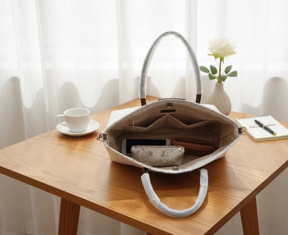 Royal Monogram Women's Tote Shoulder Handbag
