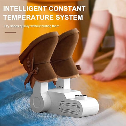 Electric Folding Shoe Dryer 45°C Timer