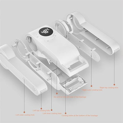 Electric Folding Shoe Dryer 45°C Timer