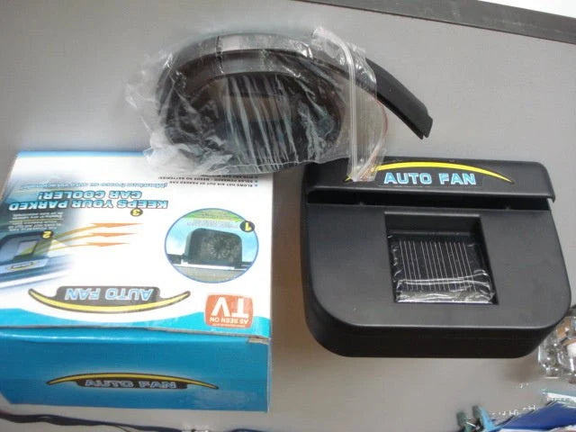 Solar Car Cooler Ventilation Fan ABS Exhaust