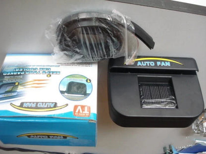 Solar Car Cooler Ventilation Fan ABS Exhaust