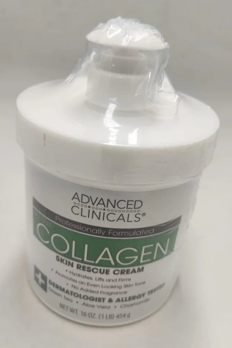 Advanced Clinicals - Spa Size Collagen Skin Rescue Cream