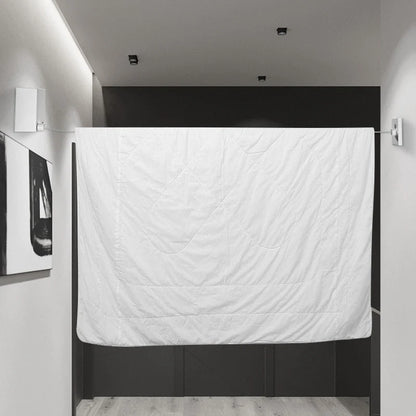 Retractable Wall Mounted Clothesline For Space Saving