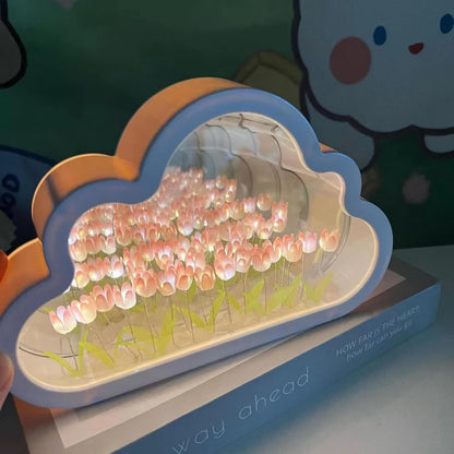 3D Infinity Tulip Cloud Night Lamp