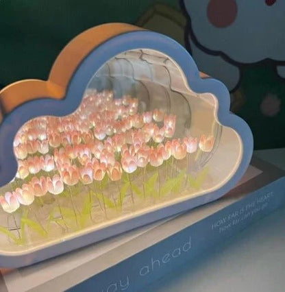 3D Infinity Tulip Cloud Night Lamp